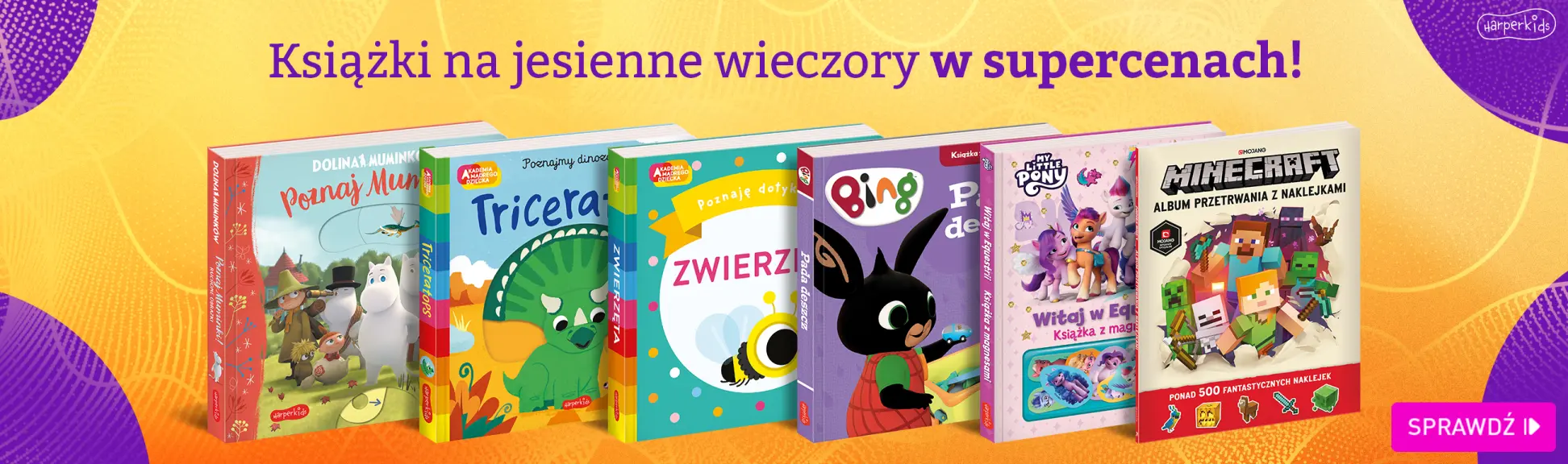 Książki na jesienne wieczory w supercenach!