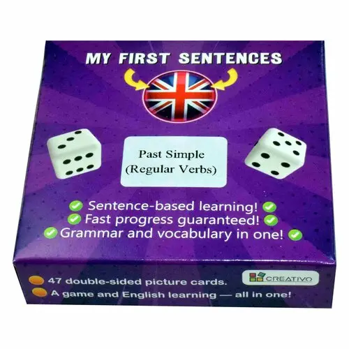 Moje pierwsze zdania po angielsku (PAST SIMPLE - REGULAR VERBS) - Książki