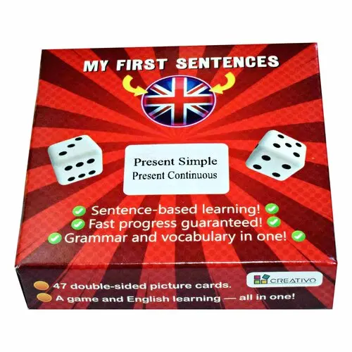 Moje pierwsze zdania po angielsku (PRESENT SIMPLE vs PRESENT CONTINUOUS) - Książki